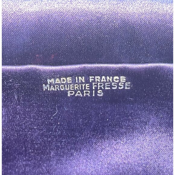 Marguerite Fressé Women’s Black Beaded Gold-Tone Floral Clasp Clutch Bag - Picture 6 of 13